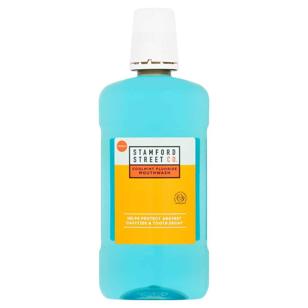 Stamford Street Co. Coolmint Fluoride Mouthwash 500ml