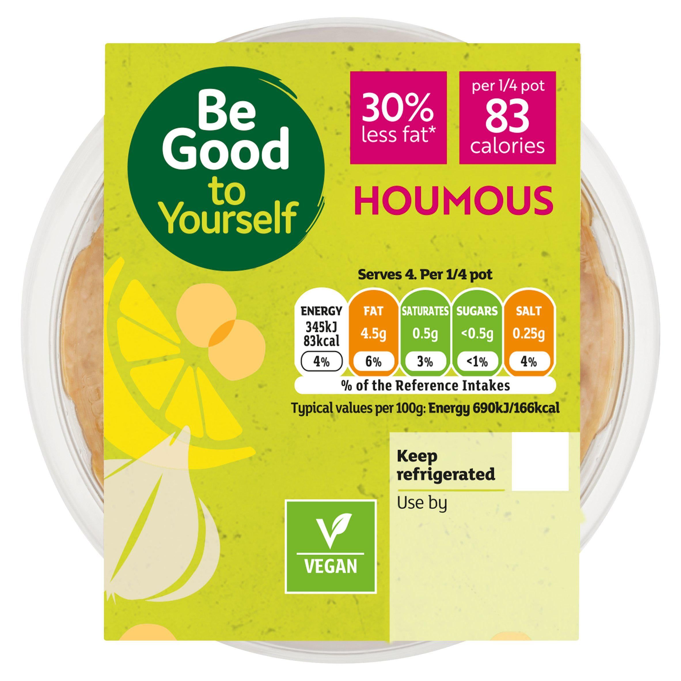 Sainsbury's Houmous, Be Good To Yourself 200g GOODS Sainsburys   