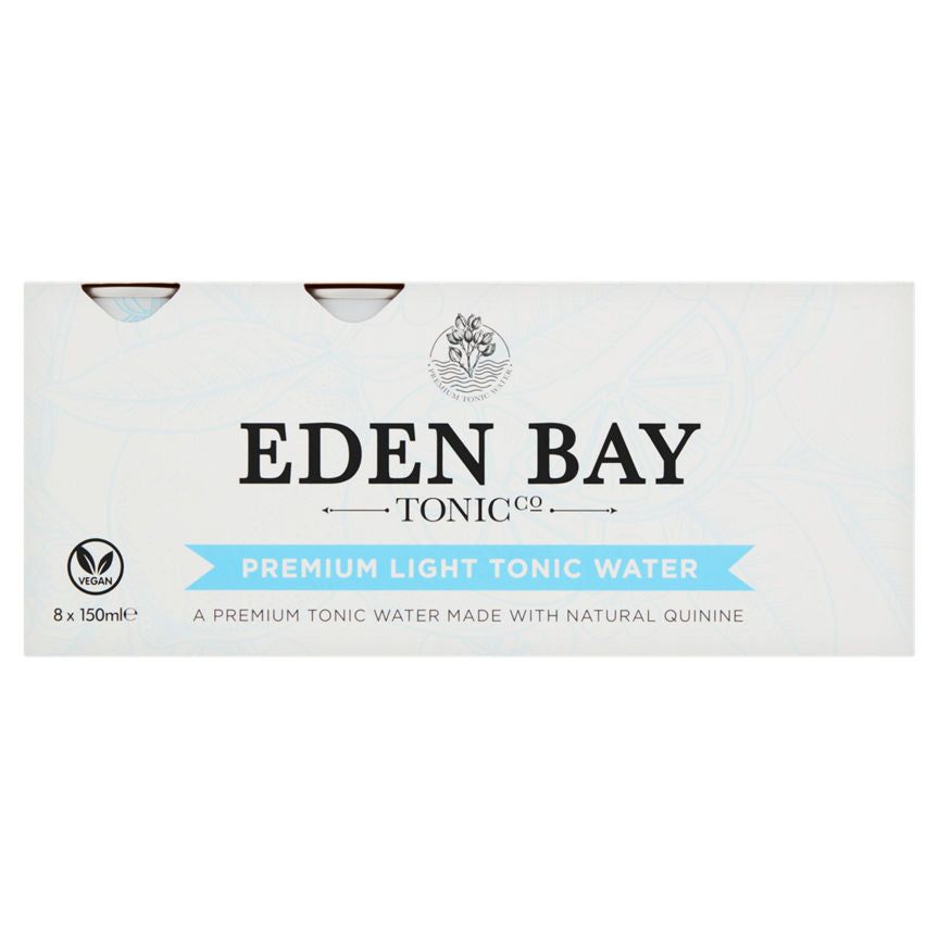 Eden Bay Tonic Co Premium Light Tonic Water 8x