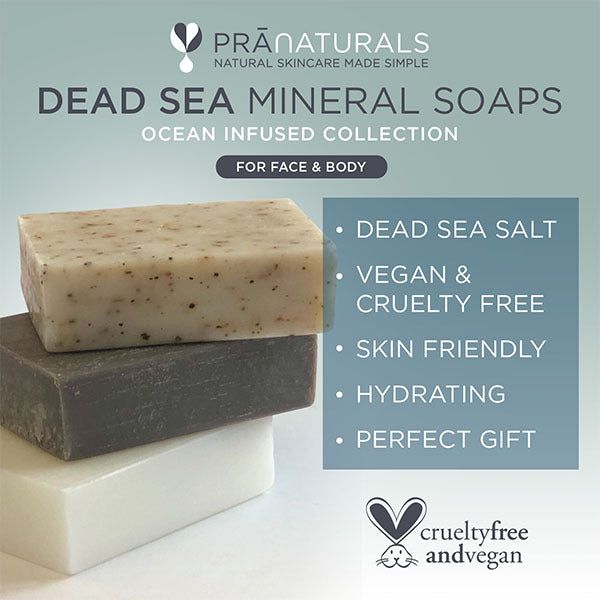 PraNaturals Dead Sea Soaps 3x70g - Ocean Infused Collection GOODS Superdrug   