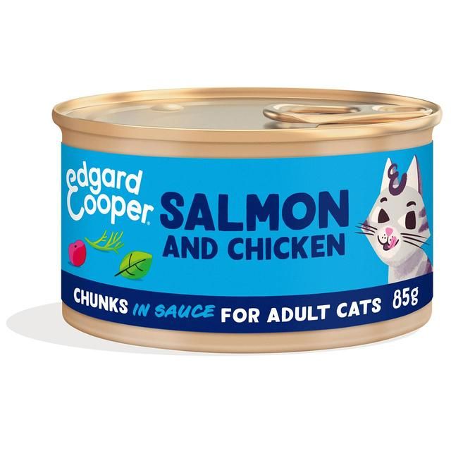 Edgard &amp;amp; Cooper Cat Chunks in Sauce Adult Salmon &amp;amp; Chicken   85g