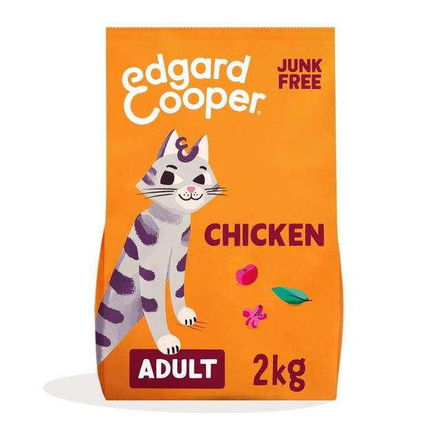 Edgard & Cooper Cat Dry Food Adult Chicken   2kg