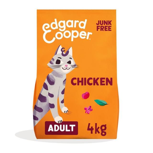 Edgard &amp;amp; Cooper Cat Dry Food Adult Chicken   4kg