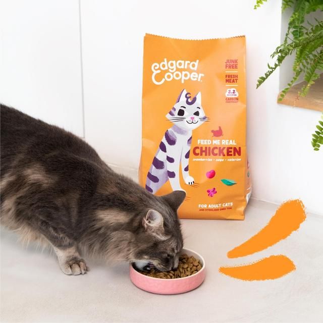 Edgard &amp;amp; Cooper Cat Dry Food Adult Chicken   750g