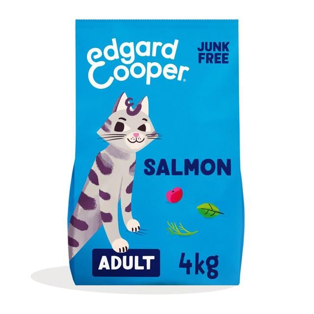 Edgard &amp;amp; Cooper Cat Dry Food Adult Salmon   4kg