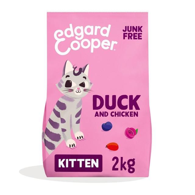 Edgard & Cooper Cat Dry Food Kitten Duck Chicken   2kg