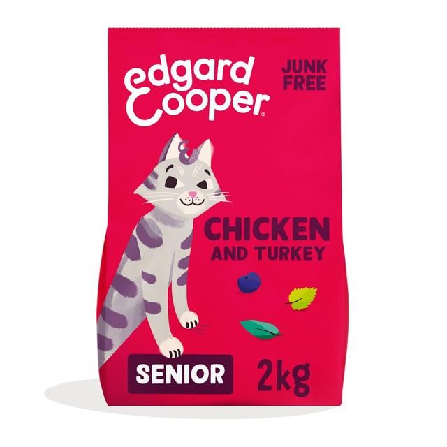 Edgard & Cooper Cat Dry Food Senior Chicken & Turkey   2kg