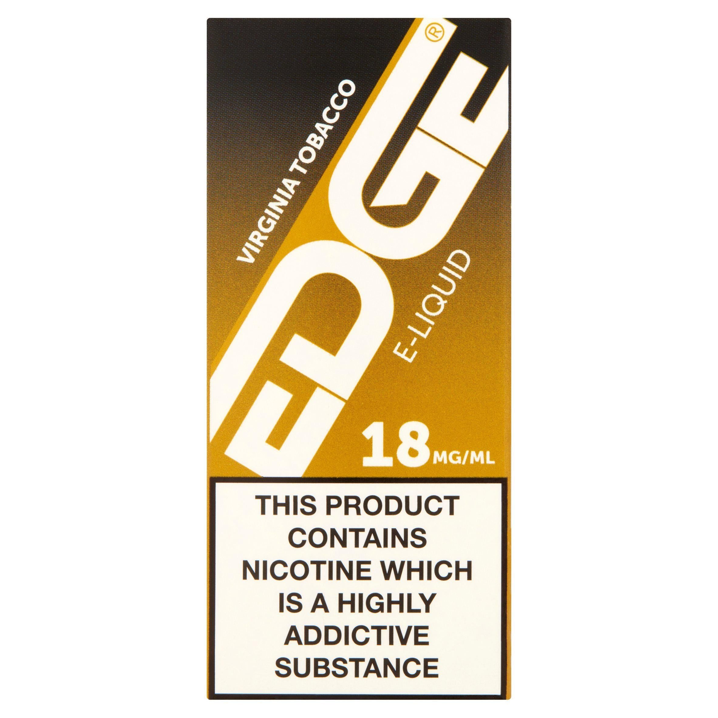 Edge E-Liquid Virginia Tobacco 18mg