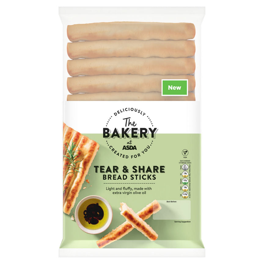 The BAKERY at ASDA Tear & Share Bread Sticks GOODS ASDA   