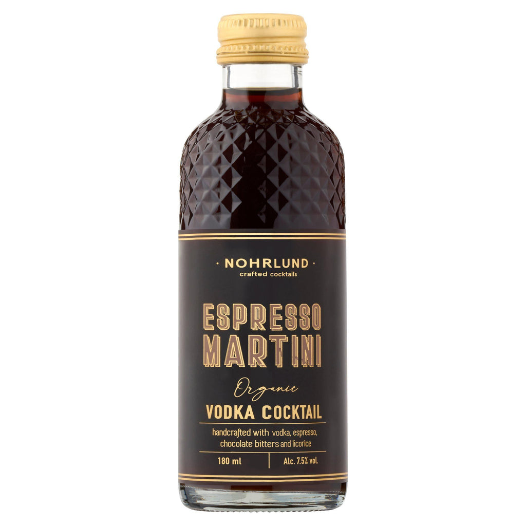 Nohrlund Espresso Martini Organic Vodka Cocktail 180ml