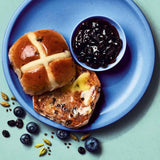 M&S Blueberry Hot Cross Buns   4 per pack