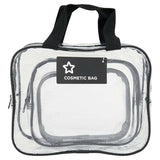 Superdrug Make Up Bags Clear x3 GOODS Superdrug   