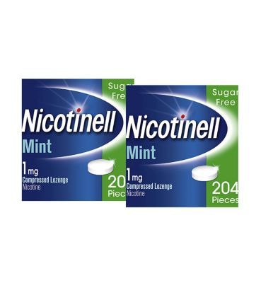 Nicotinell Mint Lozenge - 204s 1mg x 2 Bundle