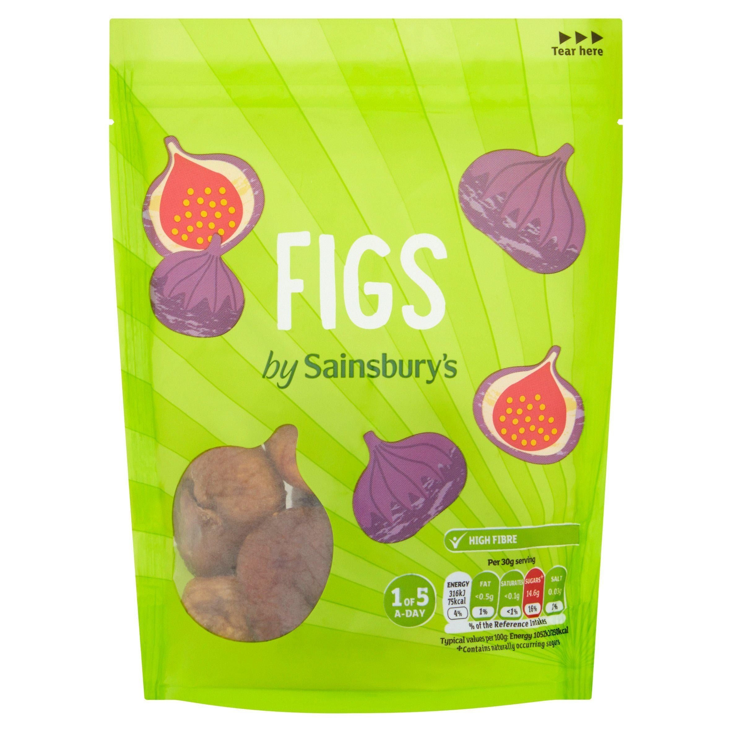 Sainsbury's Figs 200g Lunchbox snacking Sainsburys   