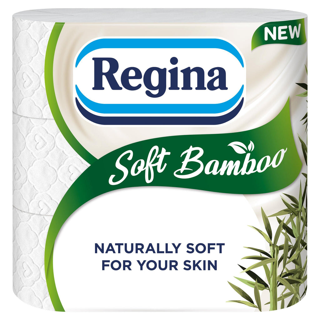 Regina Soft Bamboo Toilet Tissue Rolls x9