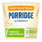 Sainsbury's Porridge Pot Golden Syrup 64g Porridge & oats Sainsburys   