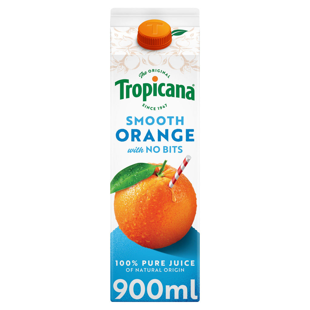 Tropicana Pure Smooth Orange Fruit Juice 900ml