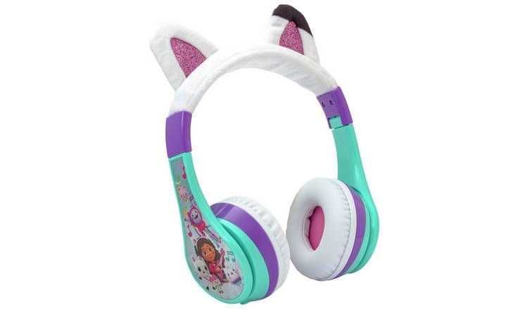 eKids Gabby's Dollhouse Kids Bluetooth Headphones