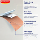 Elastoplast Extra Tough Waterproof Fabric Plasters 12s   12 per pack