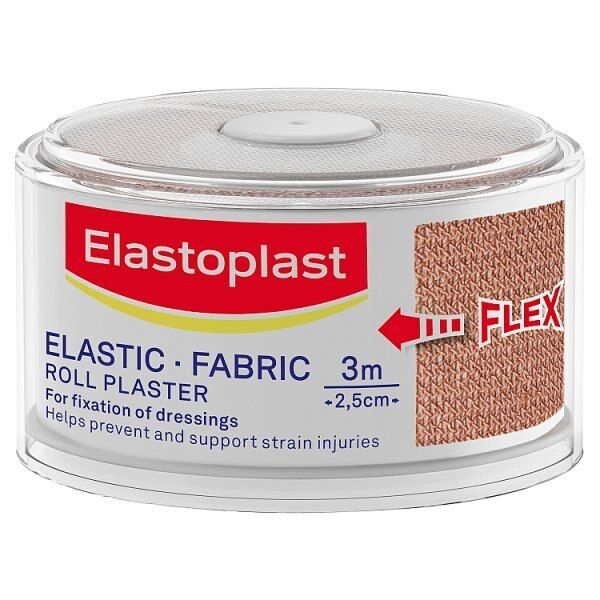 Elastoplast Fabric Elastic Roll Plaster, 2.5cm x 3m