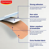 Elastoplast Fabric Plasters Extra Flexible &amp;amp; Breathable   40 per pack