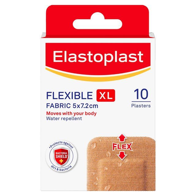 Elastoplast Fabric Plasters Knee & Elbow    10 per pack