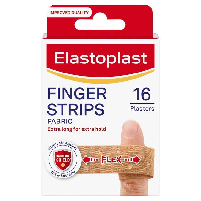 Elastoplast Finger Strips Extra Fleixble Plasters 16s   16 per pack