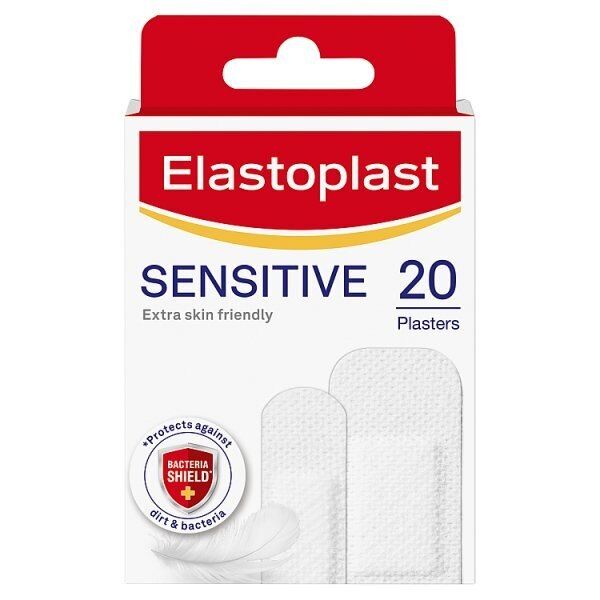 Elastoplast Hypoallergenic Sensitive Plasters, 20 Plasters