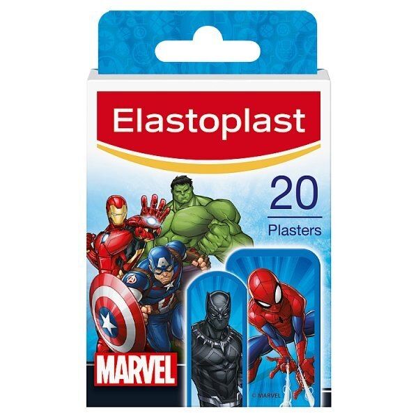 Elastoplast Marvel Avengers Painless Kids, 20 Plasters