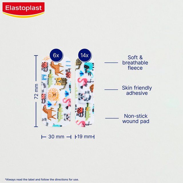 Elastoplast Sensitive Kids Plasters    20 per pack