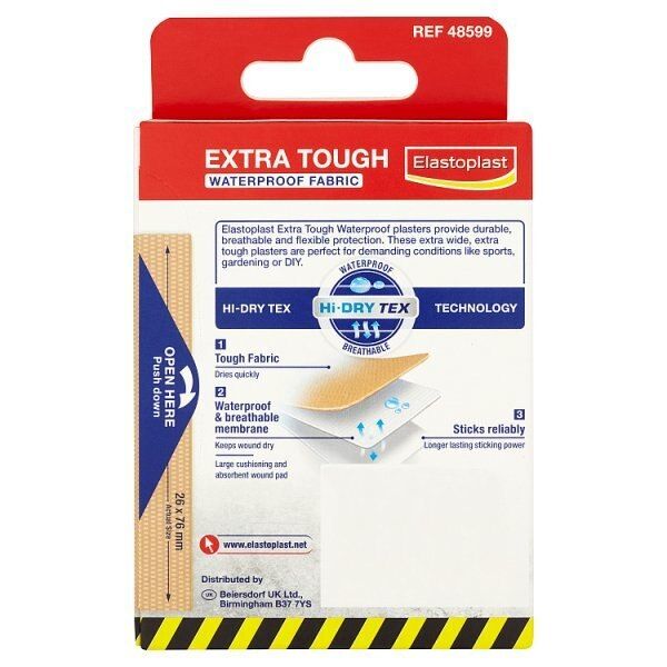 Elastoplast Tough Strip Plasters x12