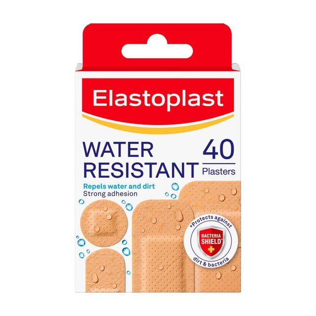 Elastoplast Water Resistant Plasters   40 per pack