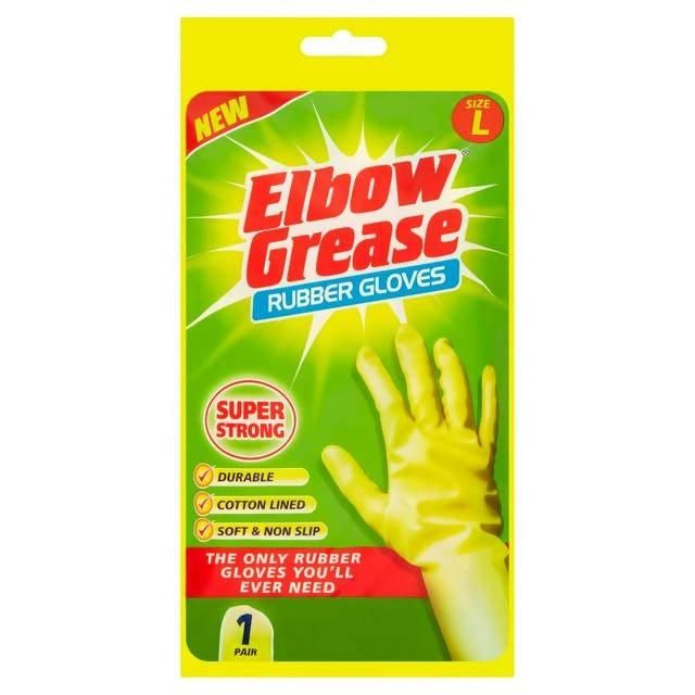 Elbow Grease Rubber Gloves Large 1 Pair