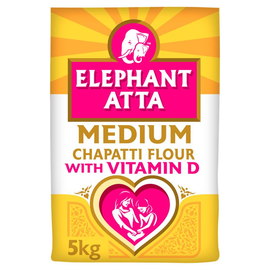 Elephant Atta Medium Chapatti Flour Vitamin D