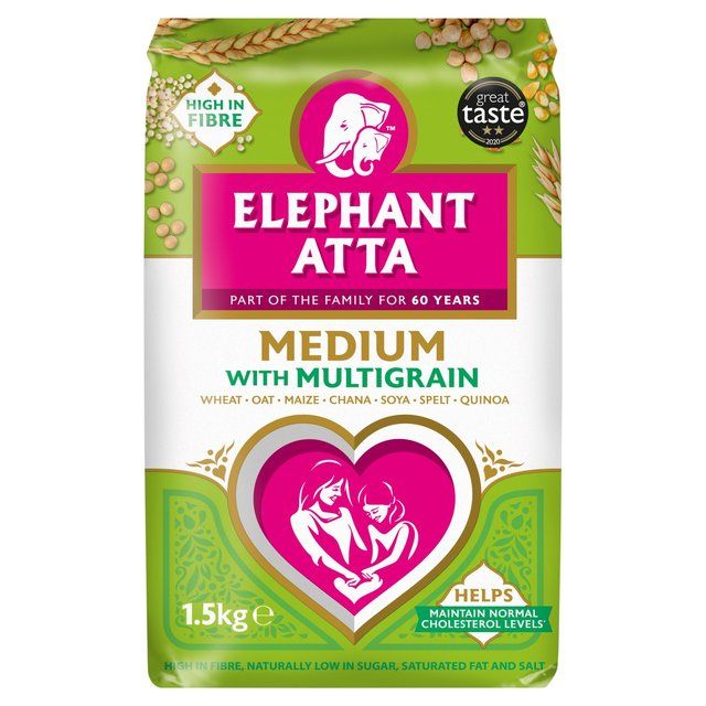 Elephant Atta Medium with added Multigrain Chapatti Flour   1.5kg