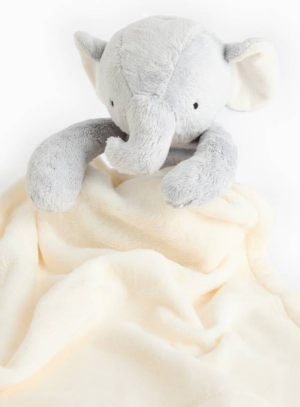 Elephant Plush & Blanket Gift Set One Size