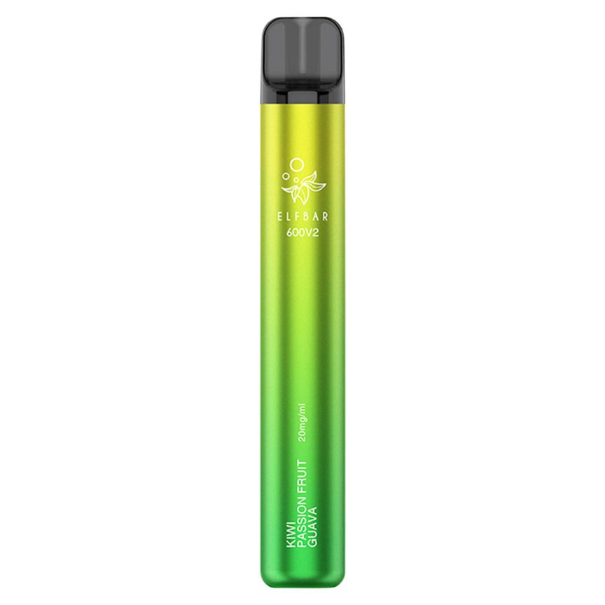 Elf Bar 600V2 Kiwi Passion Fruit Guava Disposable E-Cig 20mg