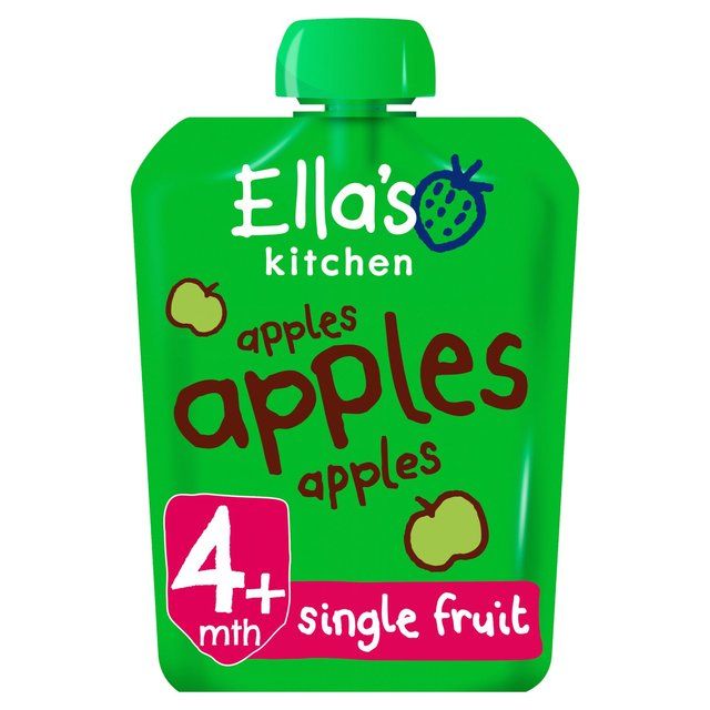 Ella's Kitchen Apples Apples Apples First Tastes Baby Food Pouch 4+ Months   70g