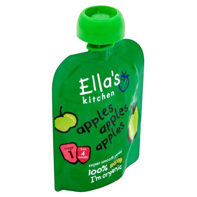 Ella's Kitchen Apples Apples Apples First Tastes Baby Food Pouch 4+ Months   70g