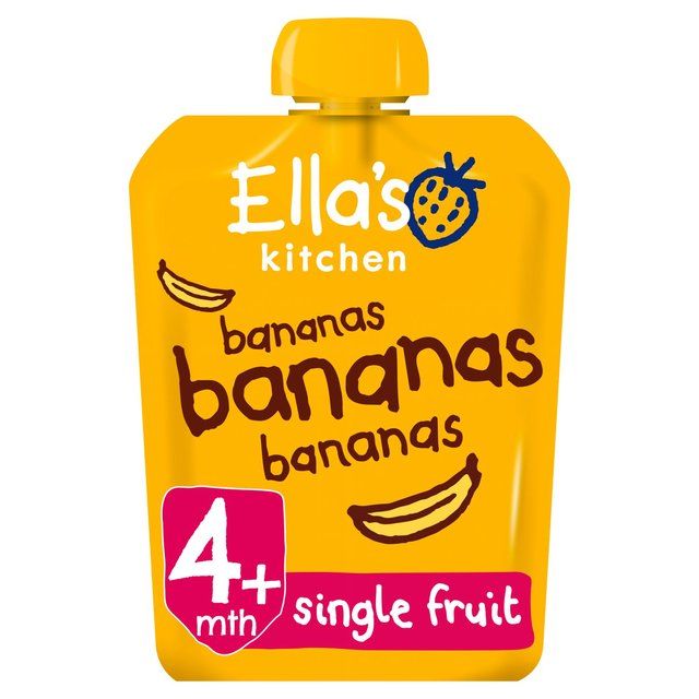 Ella's Kitchen Bananas First Tastes Baby Food Pouch 4+ Months   70g