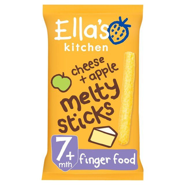 Ella's Kitchen Cheese &amp;amp; Apple Organic Melty Sticks 7+ mths   16g