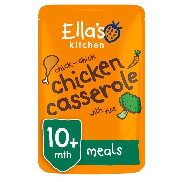 Ella's Kitchen Chicken &amp;amp; Rice Casserole Baby Food Pouch 10+ Months   190g