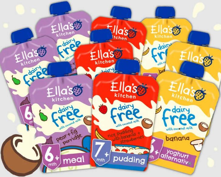 Ella's Kitchen Deeelicious Dairy Free Bundle 6-7+ Months