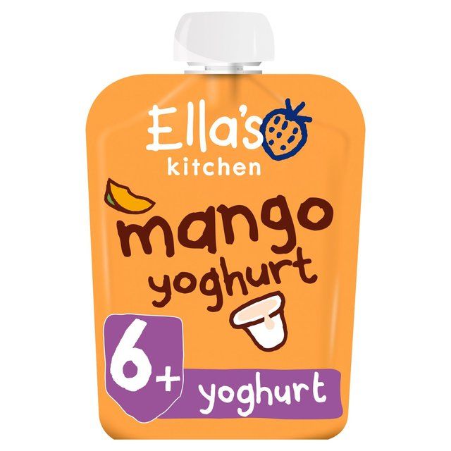 Ella's Kitchen Mango Greek Style Yoghurt Baby Food Pouch 6+ Months   90g