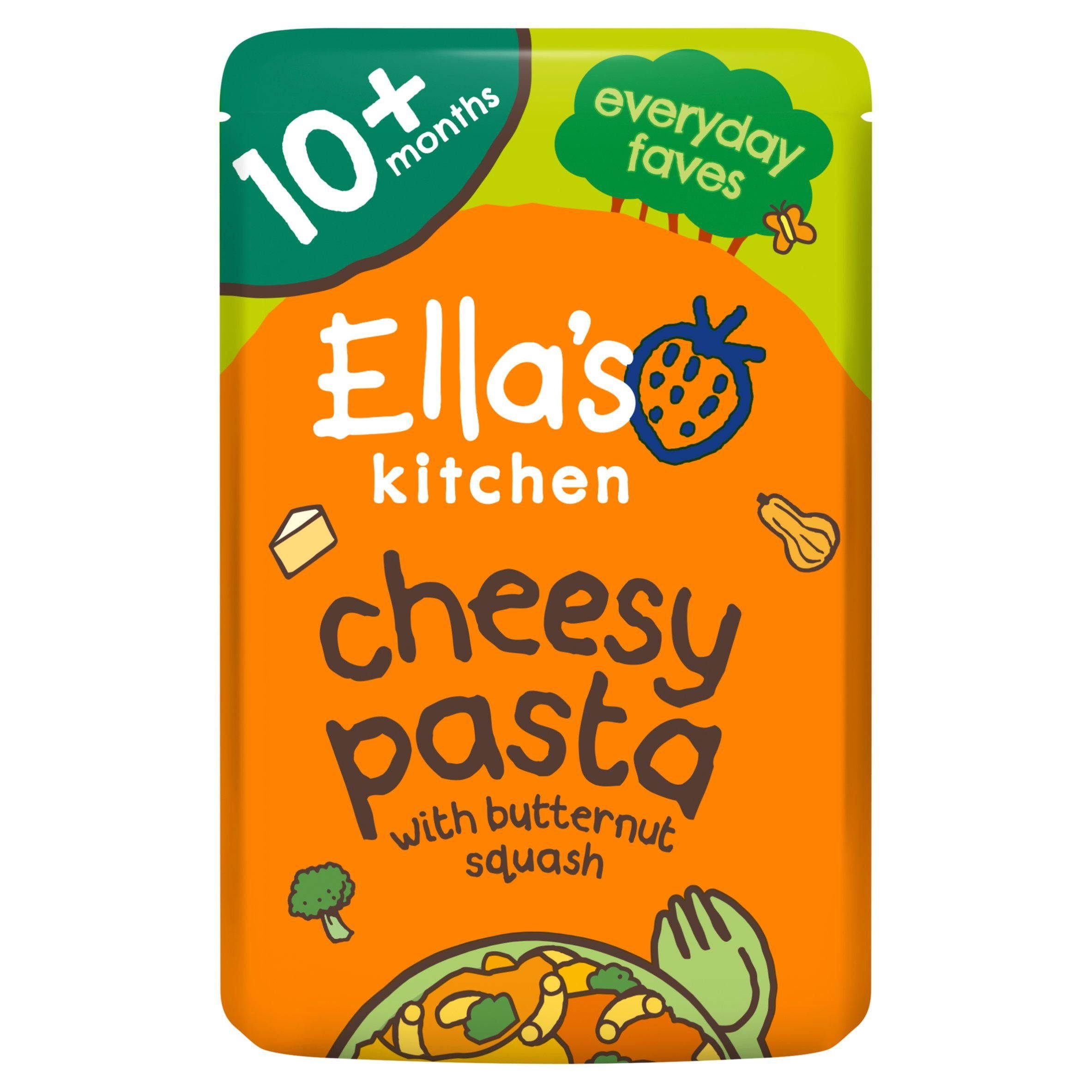 Ella's Kitchen Organic Cheesy Pasta Baby Food Pouch 10+ Months 190g