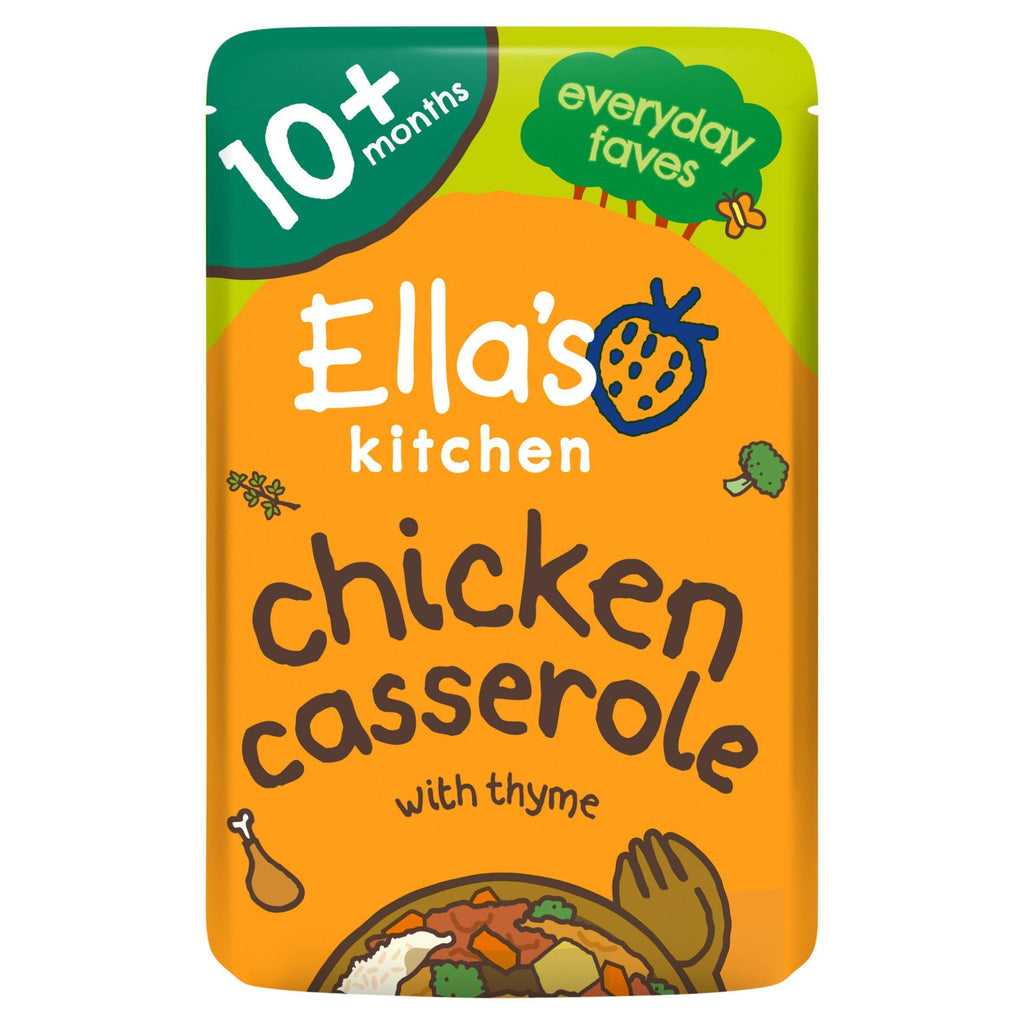 Ella's Kitchen Organic Chicken & Rice Casserole Baby Food Pouch 10+ Months 190g