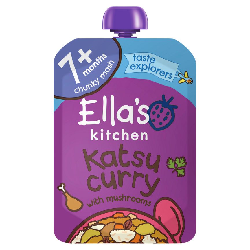 Ella's Kitchen Organic Katsu Curry Baby Food Pouch 7+ Months