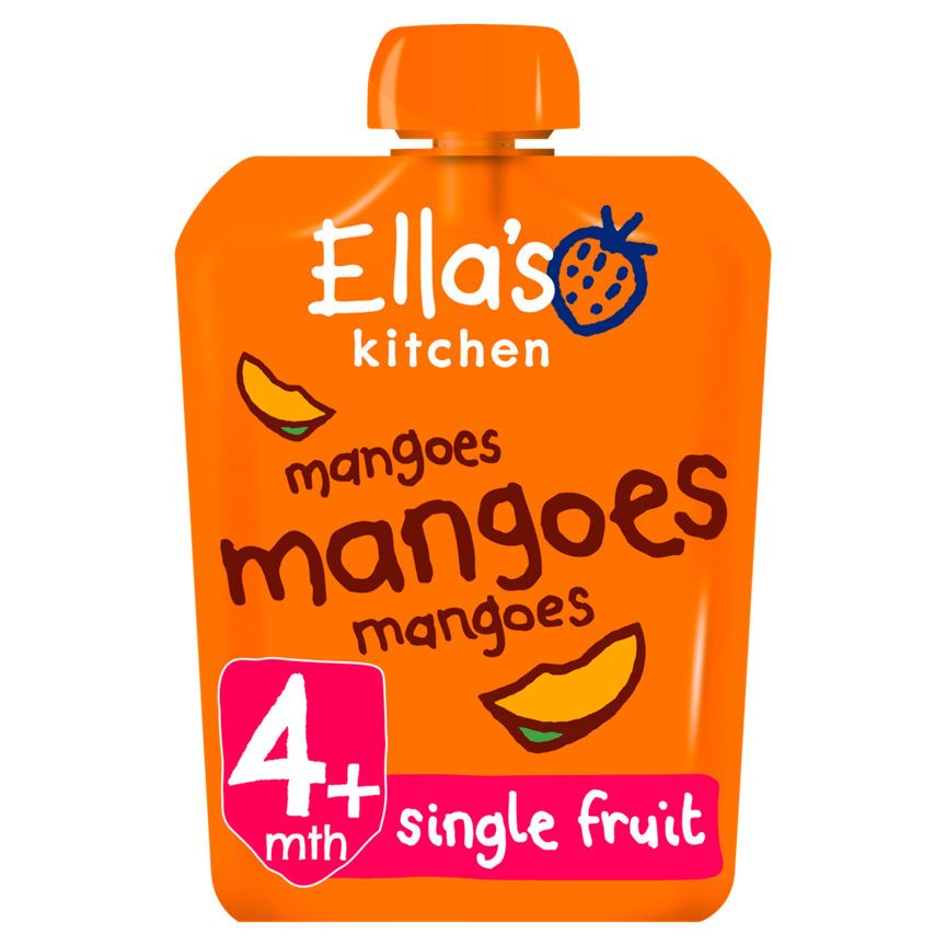 Ella's Kitchen Organic Mangoes First Tastes Baby Food Pouch 4+ Months