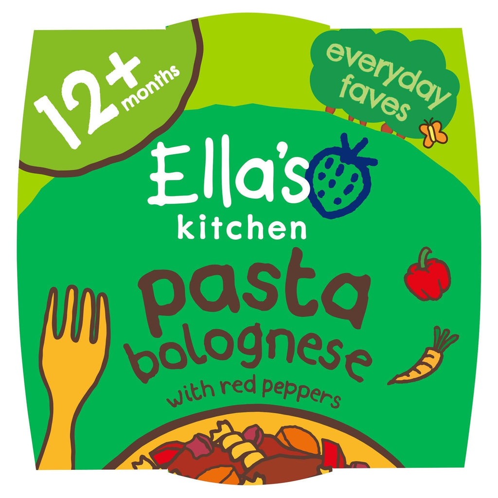 Ella’s Kitchen Organic Pasta Bolognese Toddler Tray Meal 12+ Months 200g