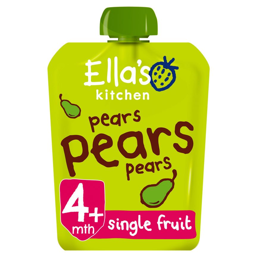 Ella's Kitchen Organic Pears First Tastes Baby Food Pouch 4+ Months